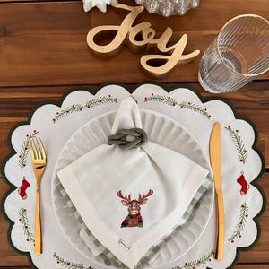 Embroidered Select Xmas Day Placemat