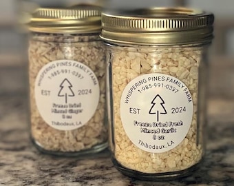 Freeze dried Fresh Minced Garlic