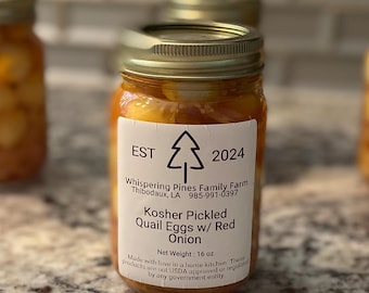 Kosher Pickled Quail Eggs