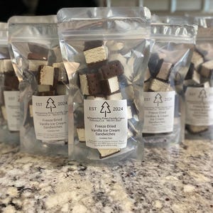 Freeze Dried Ice Cream Sandwiches