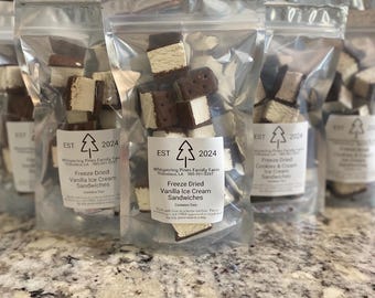 Freeze Dried Ice Cream Sandwiches