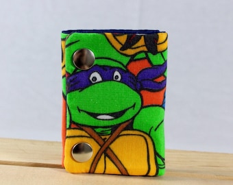 TMNT Donatello 3 Fold Chain Wallet Recycled