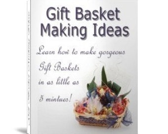 eBook 475 GIFT BASKET Making Ideas eBook Digital Delivery - Make Money at Home or Gifts