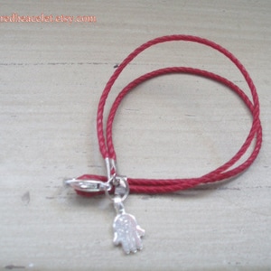 Friendship love bracelet Hamsa red bracelet unisex luck cameo by redbracelet on etsy image 1