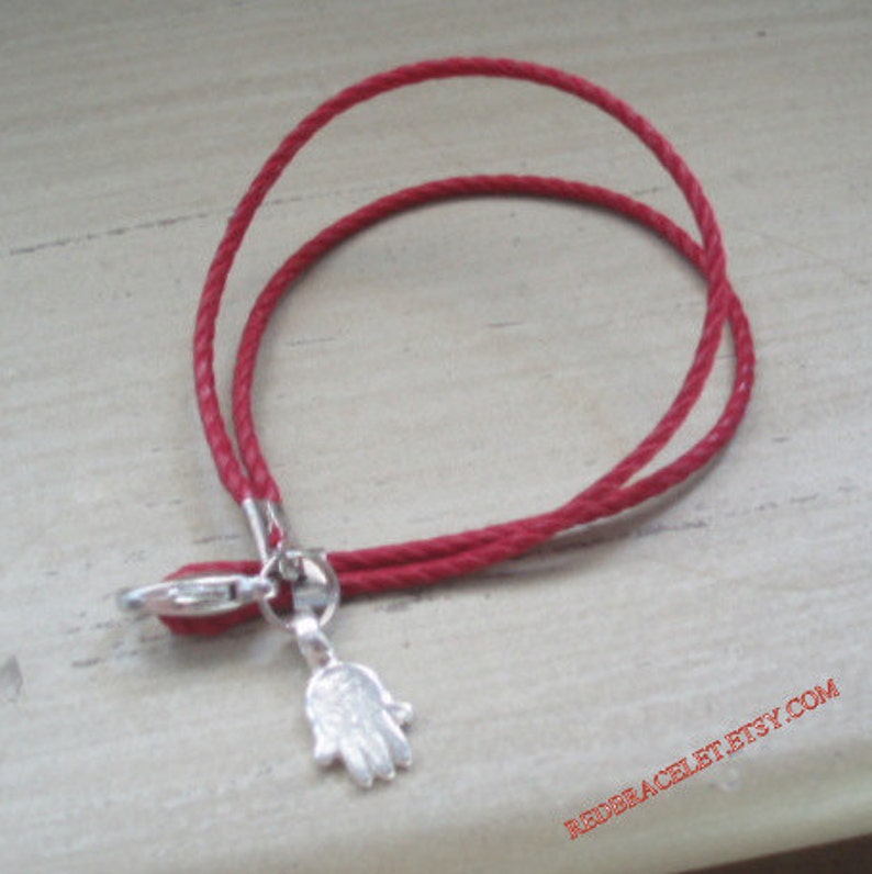 Friendship love bracelet Hamsa red bracelet unisex luck cameo by redbracelet on etsy image 5