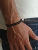 Mens bracelet Mens Black bracelet UNISEX - luck bracelet good energies jewellery 