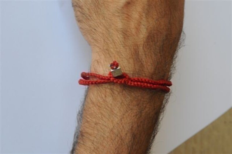 Red Bracelets Unisex Luck Jewelry Rope Bracelet Mens Kabbalah Etsy