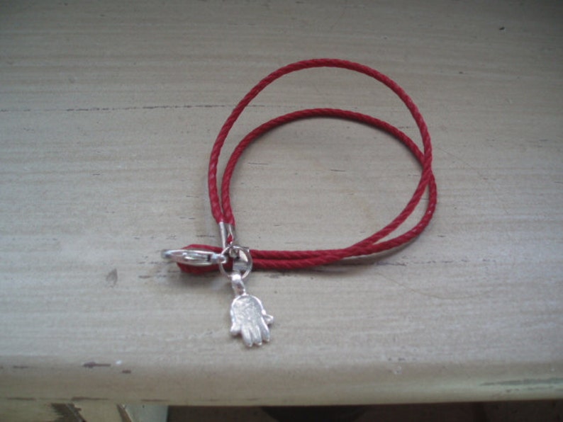 Friendship love bracelet Hamsa red bracelet unisex luck cameo by redbracelet on etsy image 2