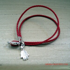 Friendship love bracelet Hamsa red bracelet unisex luck cameo by redbracelet on etsy image 3