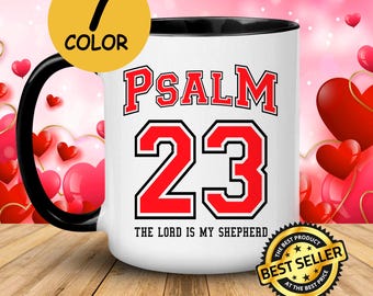 Psalm 23 SVG, The Lord Is My Shepherd Christian Jersey Design (Digital Download)