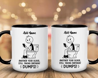 Personalized Son's Birthday Mug Design | Funny Toilet Birthday PNG | Digital Download