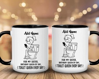 Funny Personalized Daughter Birthday Mug PNG | Birthday Gift for Daughter's Digital File
