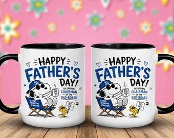 Funny snoopy and Woodstock love dad Cartoon 11oz Mug (Digital Download)