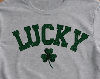 Lucky Shamrock Sweatshirt, St. Patrick's Day irische Grafik (digitaler Download)