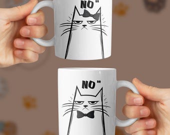 Grumpy Cat Tasse: Lustiges Katzenliebhaber Geschenk (Digitaler Download)