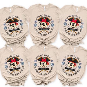 Custom Disney Pirates Family cruise Shirts, Disney Pirates of Caribbean Shirt, Pirate T-shirt, Mickey and Minnie Disney Cruise Shirt, 400203