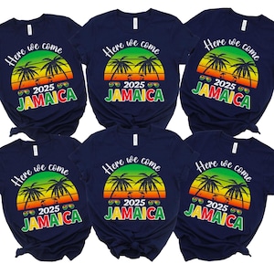 Jamaica Vacation Matching shirts, Here We Come Jamaica shirts, Jamaica Family shirts, Jamaica 2025 Trip , Jamaica Family Vacation ,400176