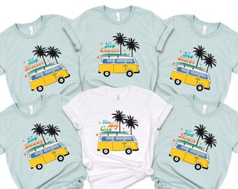 The Big One Birthday Matching Family Shirts, Surfing Birthday Shirt, Birthday Family Matching shirt, Beach Van, Dad, Brother, Sister, 400284