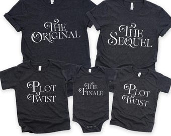 Original Sequel Finale Plot Twist Shirts, Siblings Shirts, Matching Family Shirts, Funny Sibling matching shirt, 100861