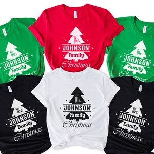 Custom Family Christmas Matching shirt, Pajama Shirt Design, Christmas custom shirts, family Christmas tees, Christmas party tees, 400345