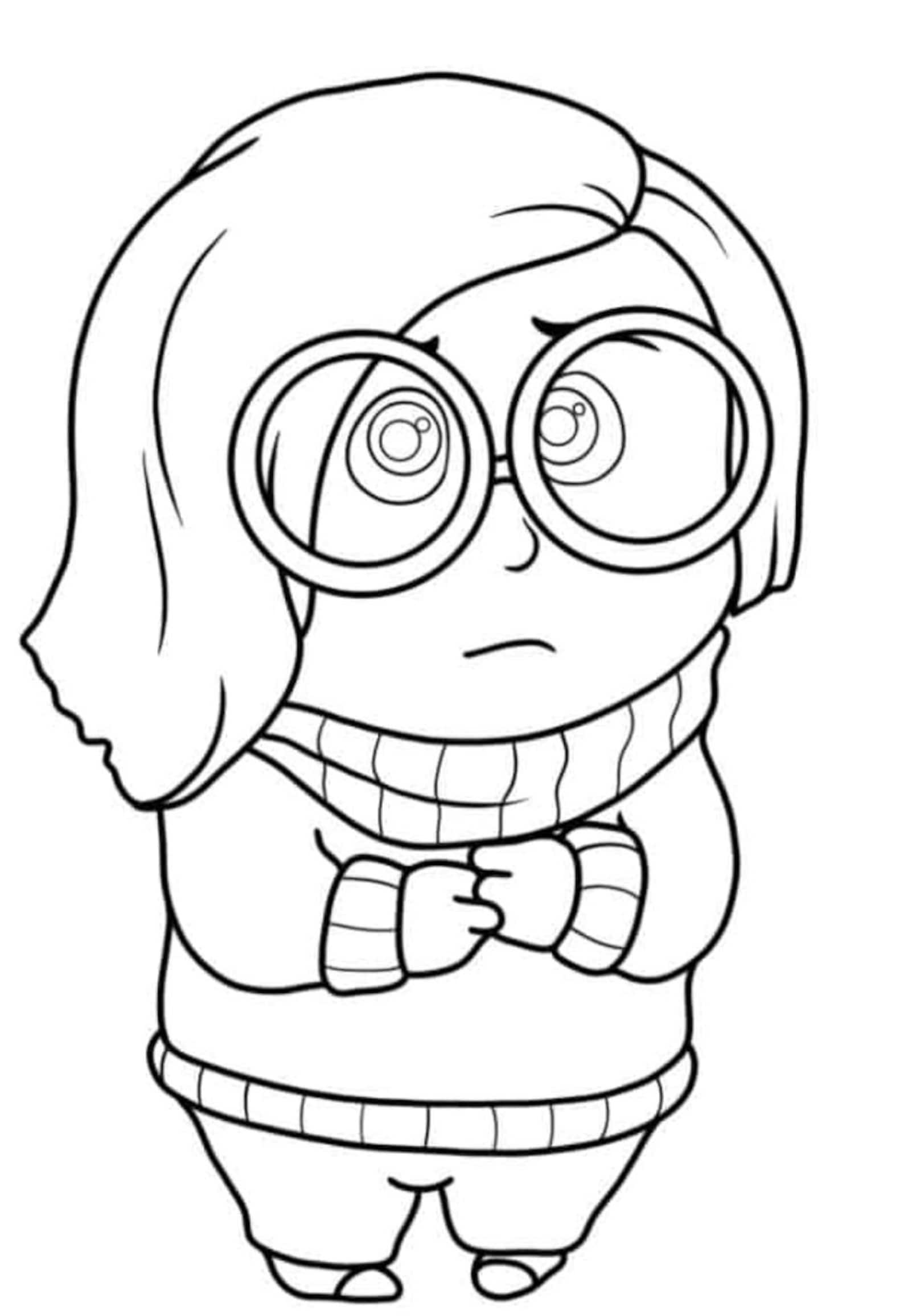 Inside Out Coloring Book - Etsy