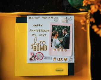 Personalised Foldable Card | Unique Design for Memorable Occasions | Foldable Greeting with Special Pop Up Card inside for Special Moments