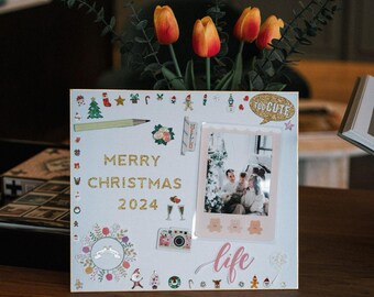 Personalised One-Sided Card | Elegant Single Card Design | Stickers and Materials Carefully Sourced | Thoughtful Keepsake for Every Occasion
