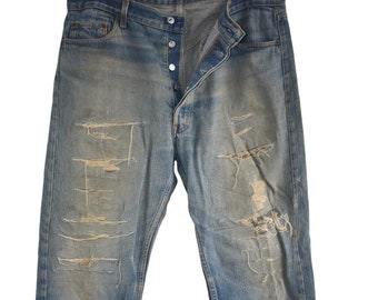 LEVI STRAUSS 507 04 Vintage Men W32 L32 Regular Fit Bootcut Leg