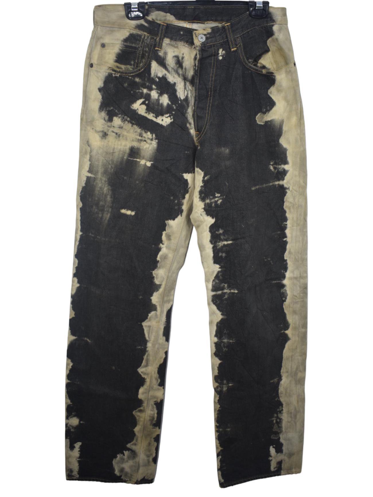 パンツ Rare 00s Archive Brush bleach blackDenim パンツ Rare 00s Archive Brush bleach blackDenim パンツ Rare 00s