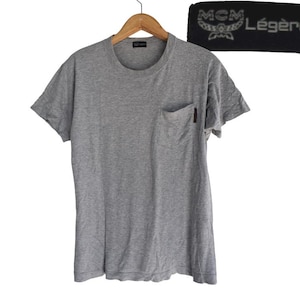 Vtg MCM t shirt single pocket tee small logo Medium size
