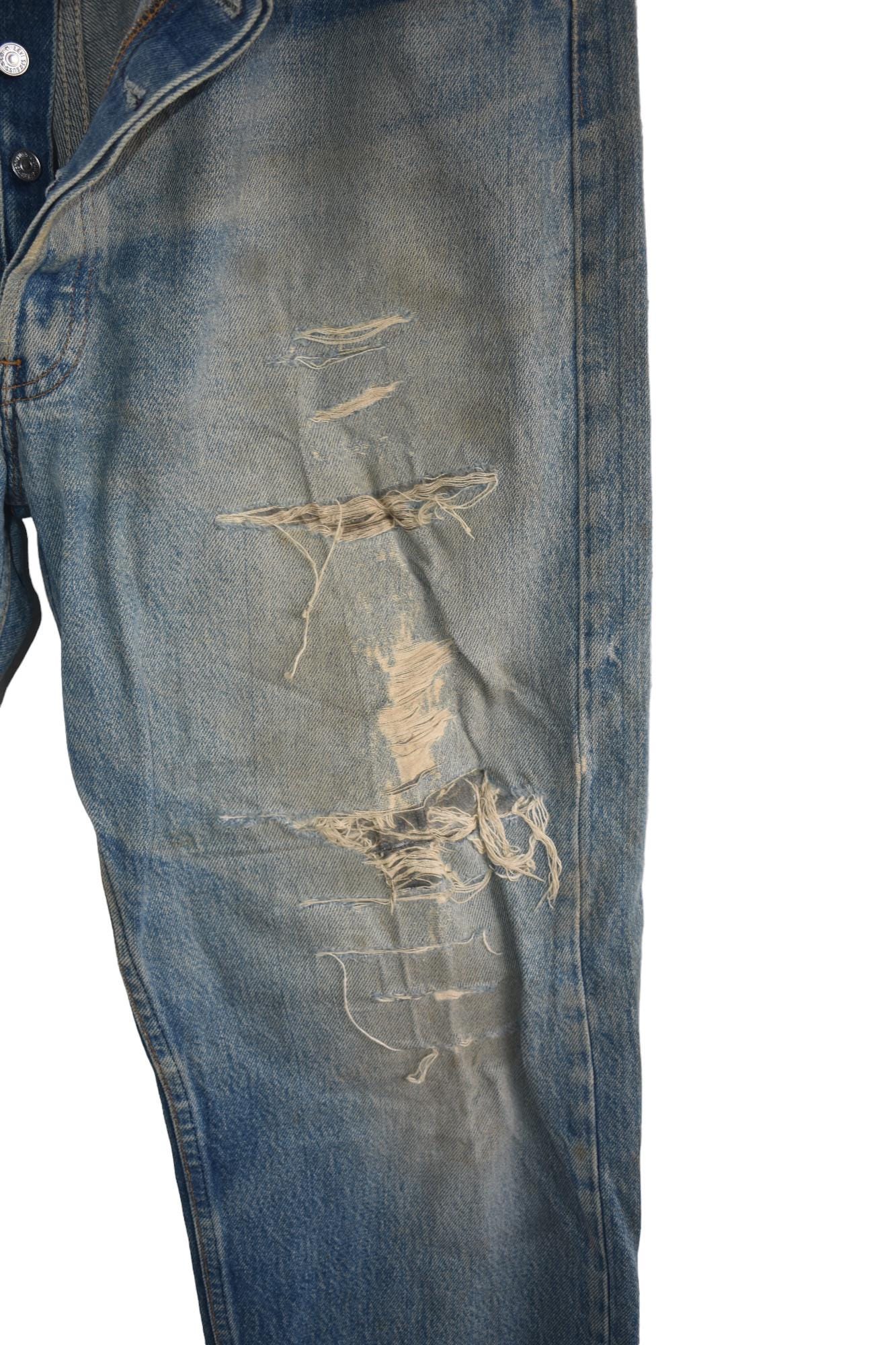 Vintage 80's Levis 501 Distress Jeans W38 - Etsy Vintage 80's Levis 501 Distress Jeans W38 - Etsy