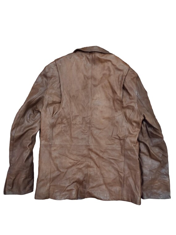 Vintage C.P Company Leather Jacket Small - Etsy