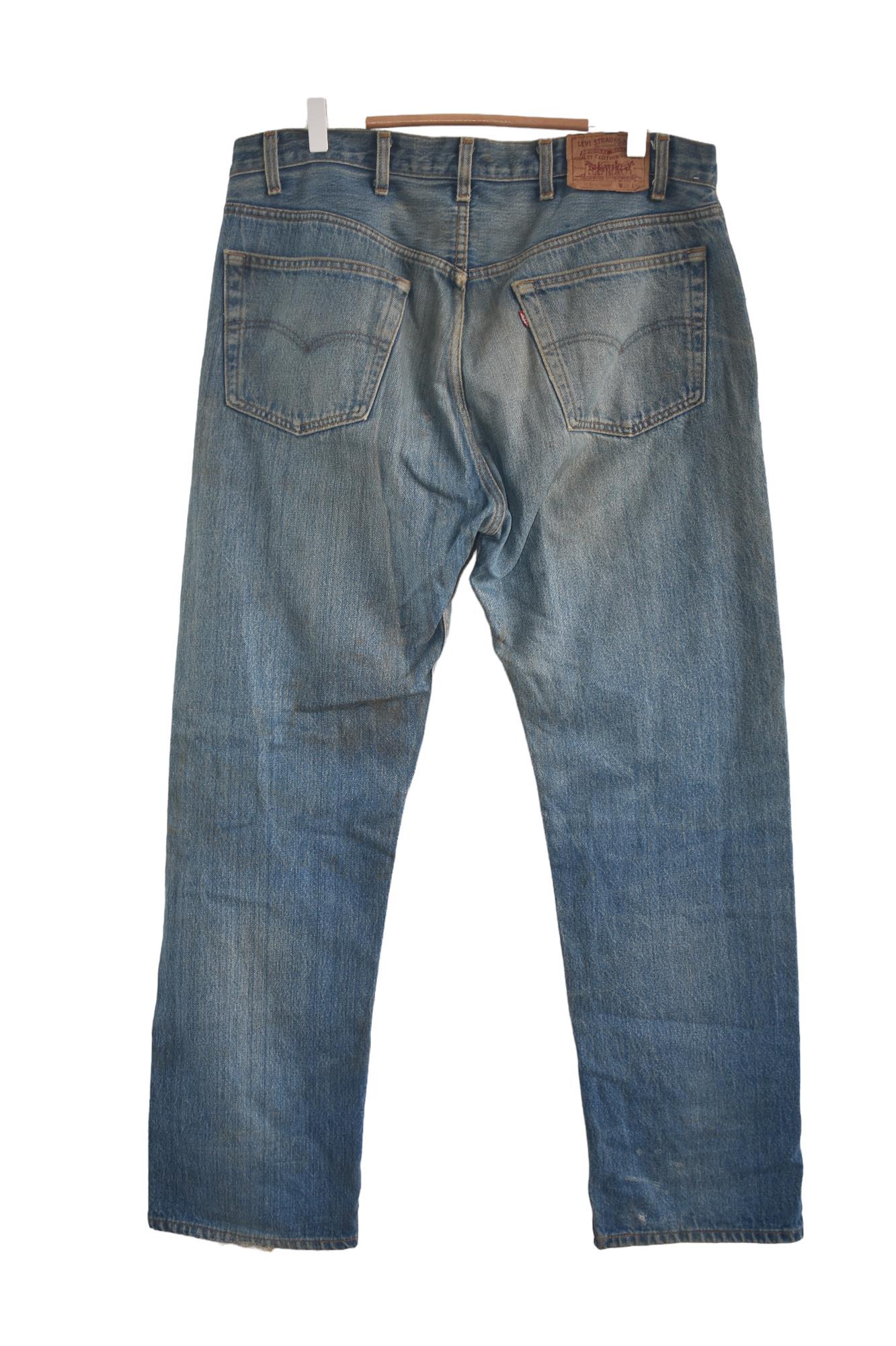 80s LEVI’S 501 crash w38 Vintage 80's Levis 501 Distress Jeans W38 - Etsy