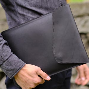 Custodia in pelle per MacBook, custodia personalizzata per laptop, custodia in vera pelle per iPad Pro 12.9, custodia in pelle fatta a mano per tablet, custodia sottile per MacBook Air 15.
