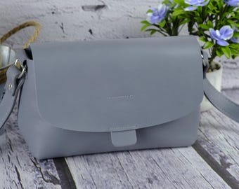Bolso bandolera de cuero hecho a mano, mini bolso de hombro, bolso personalizado