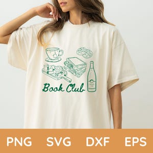 Book Club Png, Bookish Png, Book Club SVG, Romance Reader, Fantasy Png, Book Club Gift, Book Lover, Digital Download, Bookish Shirt
