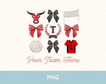 Custom Bow Volleyball Png, Volleyball Png, Volleyball Mom, Volleyball Mom Png, Volleyball Season, Volleyball Team, Volleyball Shirt Png