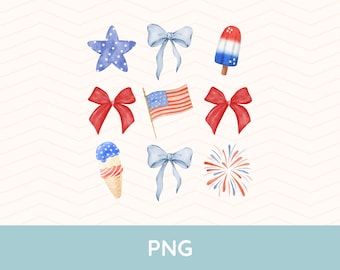 Coquette USA Png, 4th of July Sublimation Design, 4th of July Bow, Retro America png, Girly Independence Day Print, usa Bow, Preppy Png