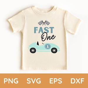 Fast One Birthday SVG, First Birthday SVG, Race Car SVG, 1st Birthday Png, Race Car Birthday, Racing Birthday, First Birthday Party, Trendy