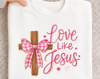 Love Like Jesus png, roze flirthart png, penseelstreek, Johannes 3:16 png, Jezus houdt van jou png, christelijk png, geloof png, christelijk Valentijn