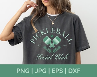 Pickleball Png, Pickleball Social Club Png, Preppy, Coquette png Pickleball Player, Pickleball Design, Country Club, Trendy Png, Girls Club
