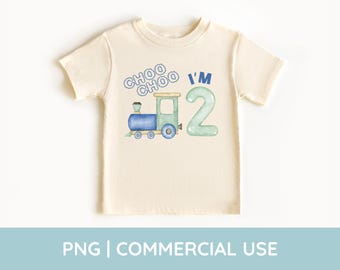 Choo Choo I'm Two, Second Birthday Png, Train Png, 2nd Birthday Png, Train Birthday, Chugga Chugga, Second Birthday Party, Train Shirt, Boy
