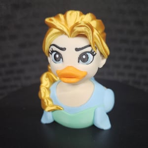 Elsa Jeep Duck Figurine for desk or Dashboard