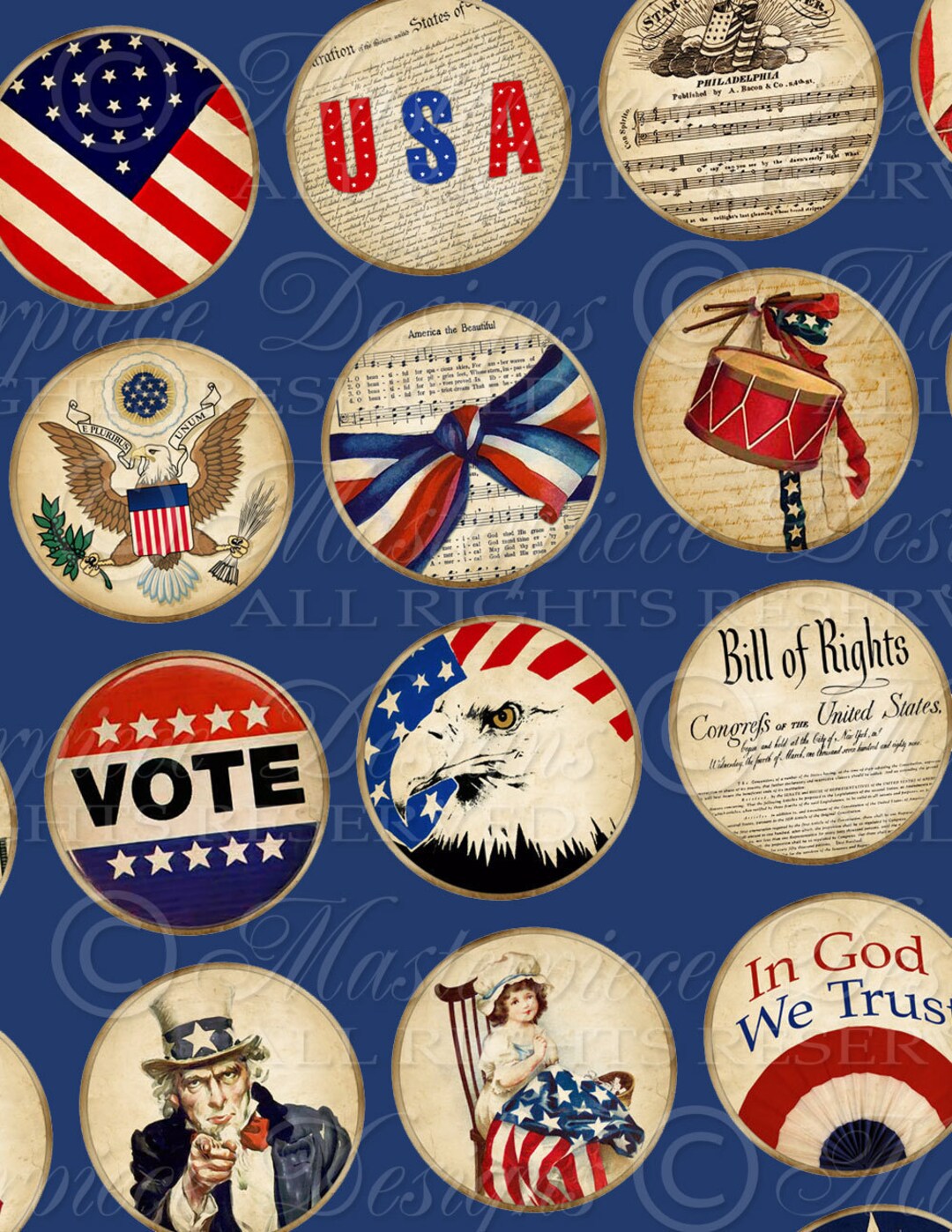America the Beautiful Printables / American / USA / Patriotic / Fourth ...