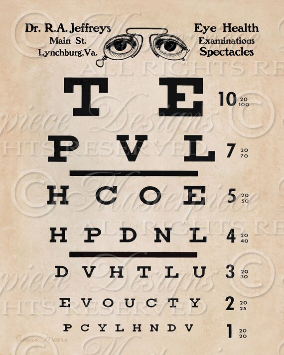 Eye Exam Chart Images