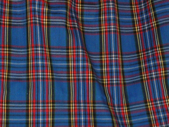 royal blue tartan school pinafore