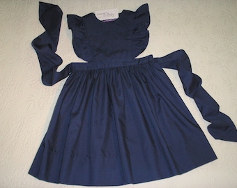 Party Pinafore, School Uniform, Pinafore Jumper.  Size 4 to 7.  Color choice.  Made to Order Pinafore and Uniform.