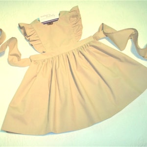 School Uniform Made to Order Light Weight Easy Care. Party Pinafore Jumper.  Sizes 12 months/1T to 3T.  Choice of colors.