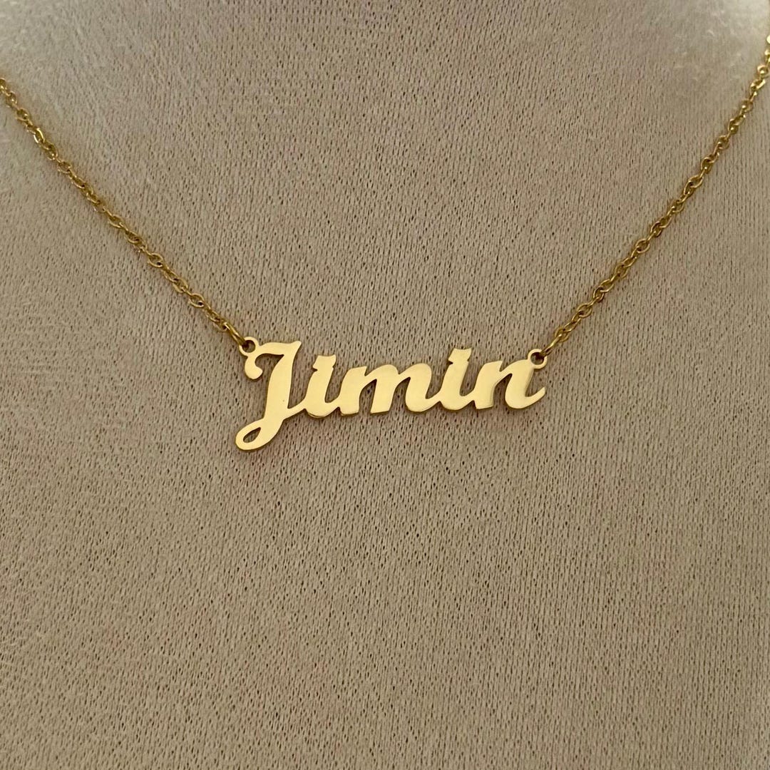 Lavish'e★BTS JIMIN着用Melting Stone Pearl Vintage Necklace Silver Chain And Pearl Padlock Necklace | Jimin - BTS