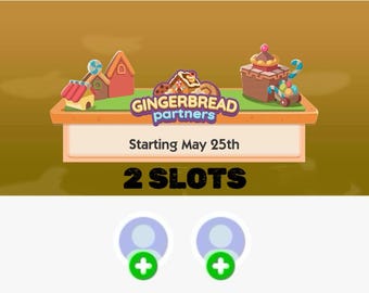MoGo Gingerbread Partners Event 2 Slots | 80k Points (Digital) Done within 1 hour